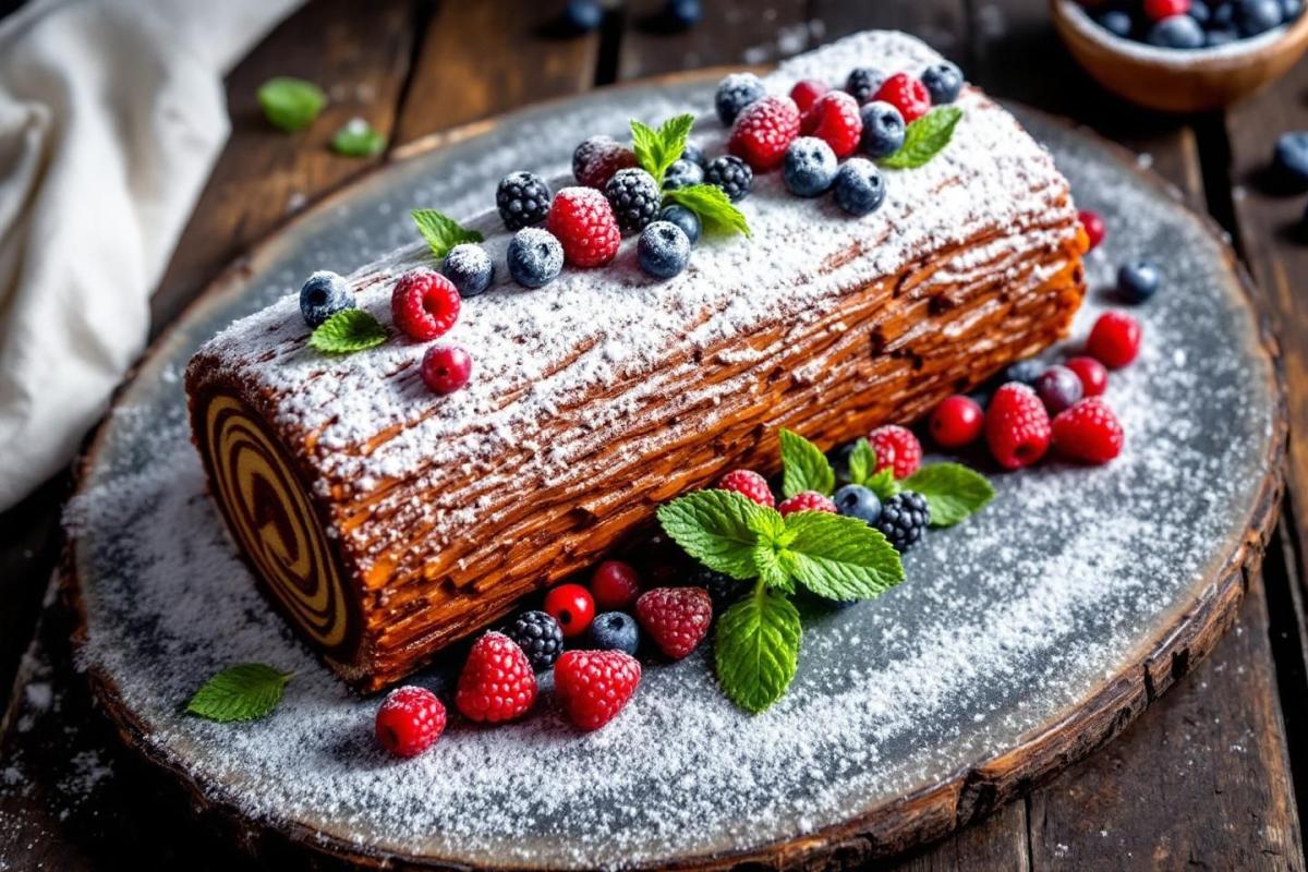 Recette de bûche glacée de Marielle à Portiragnes : un enchantement pour les papilles