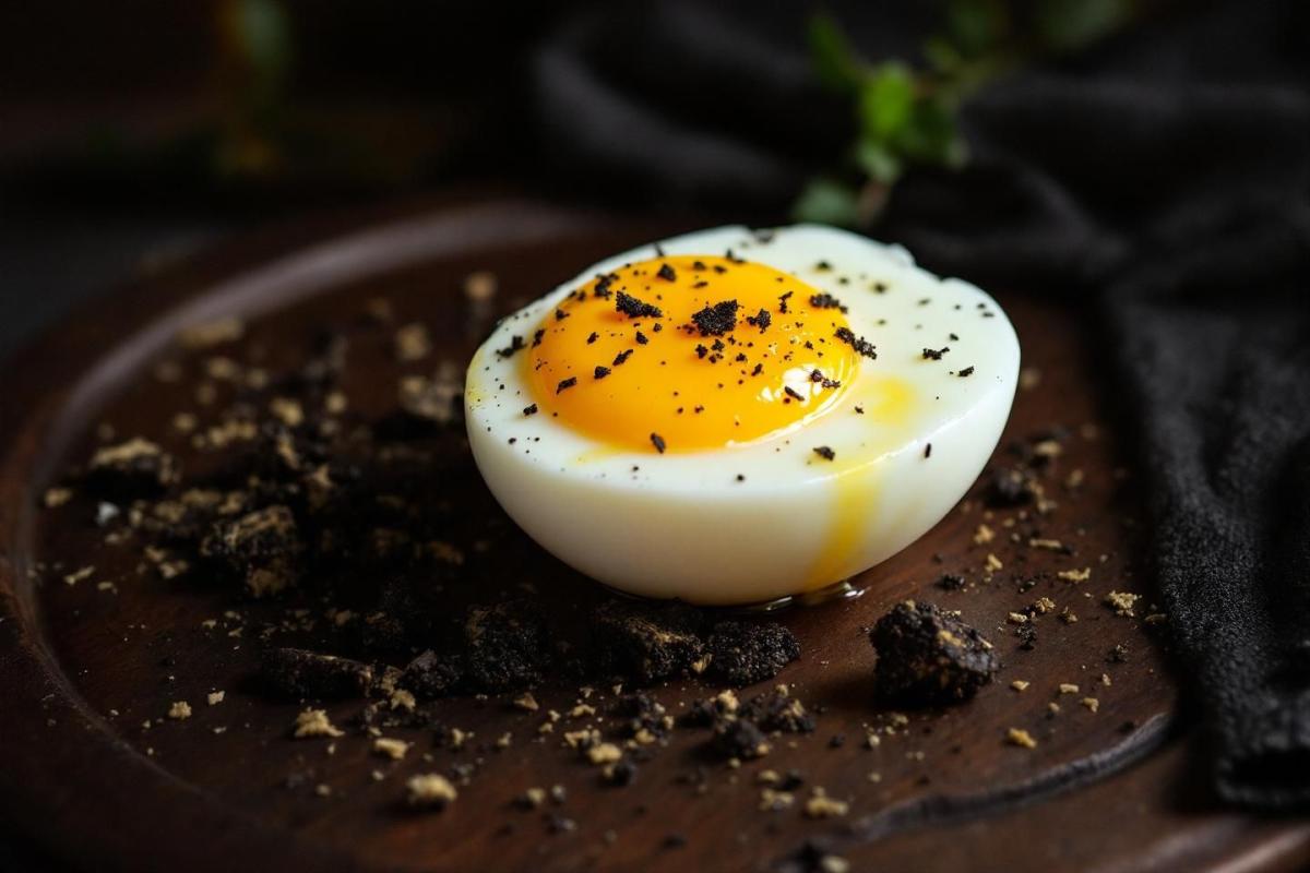Recette de la semaine : l'œuf coque à la truffe, simple et raffiné