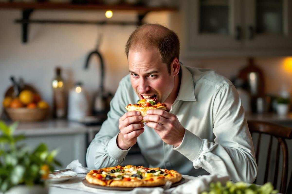 La pizza préférée du prince William dévoilée : une recette très originale et surprenante